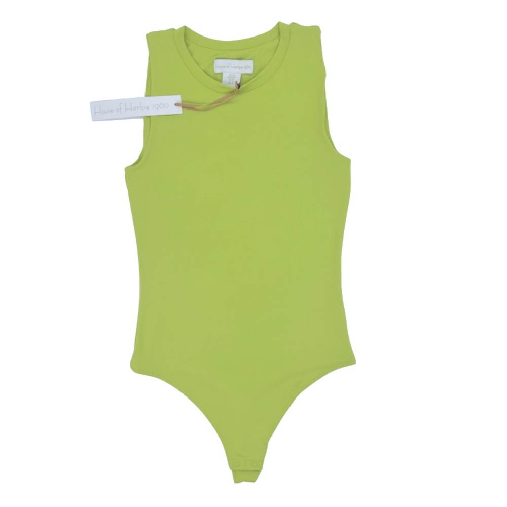 House Of Harlow 1960 Chartreuse Green Bodysuit XS, S NWT